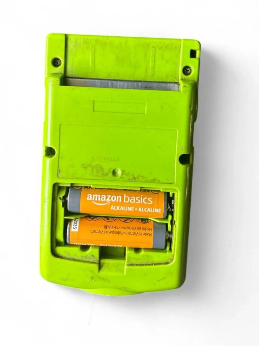 1998 Nintendo Game Boy Color (Model CGB-001 in kiwi green